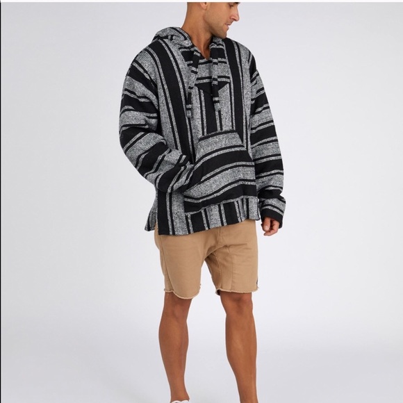 Earth Ragz Mexican Blanket Hippie Pullover Shrug - Picture 2 of 7